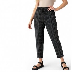 Athleta Pants Women 0 Arrival Amara High Rise Tapered Elastic Waist Black Pocket